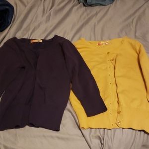 2 Quarter Length Sleeve Cardigans